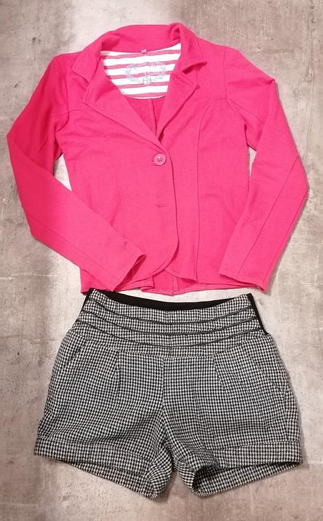 Sako + vlnené krátke nohavice č. 152, 152