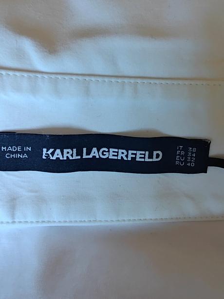 Karl lagerfeld limitka úžasná dlhá košeľa, m