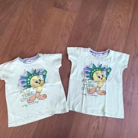 Reserved tweety tričká pre dvojičky 116, 116