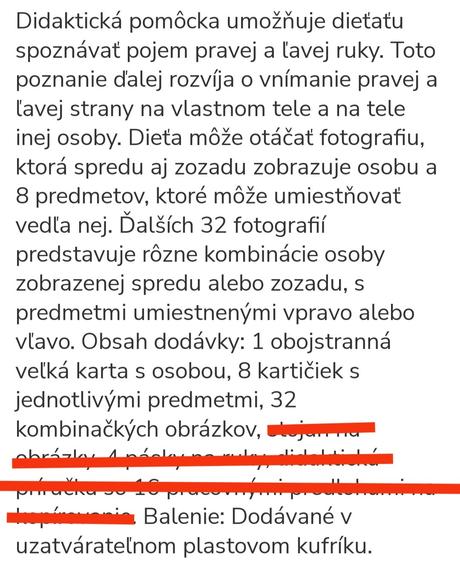 Objavenie pravej a ľavej ruky, 