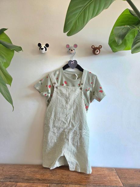 Lindex 104 set trakáče a tričko jahody, lindex,104