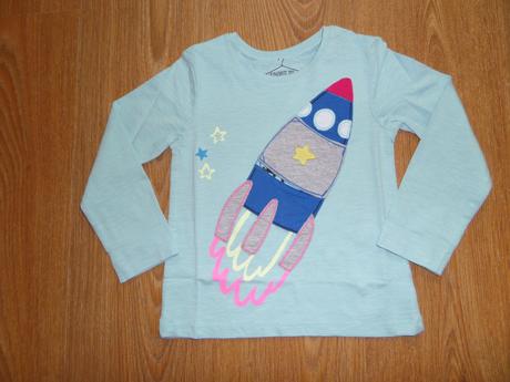 Tričko s 3d raketou boom, next,104