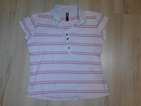 Pásikované tričko s golierikom, colours of the world,40