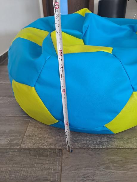 Sedací vak, veľký, futbalová lopta, 