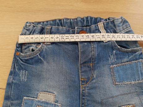 Rifle s nášivkami, h&m,92