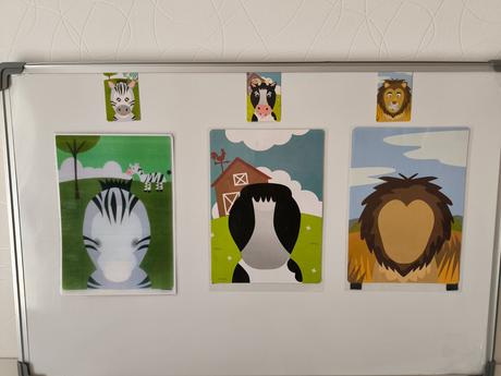 Magnetické zvieratá podľa predlohy,