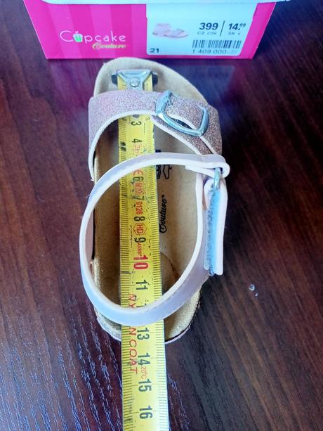 Sandálky 21, cupcake,21