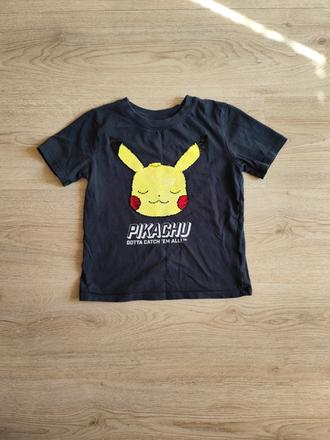 Tričko pokémon, h&m,110