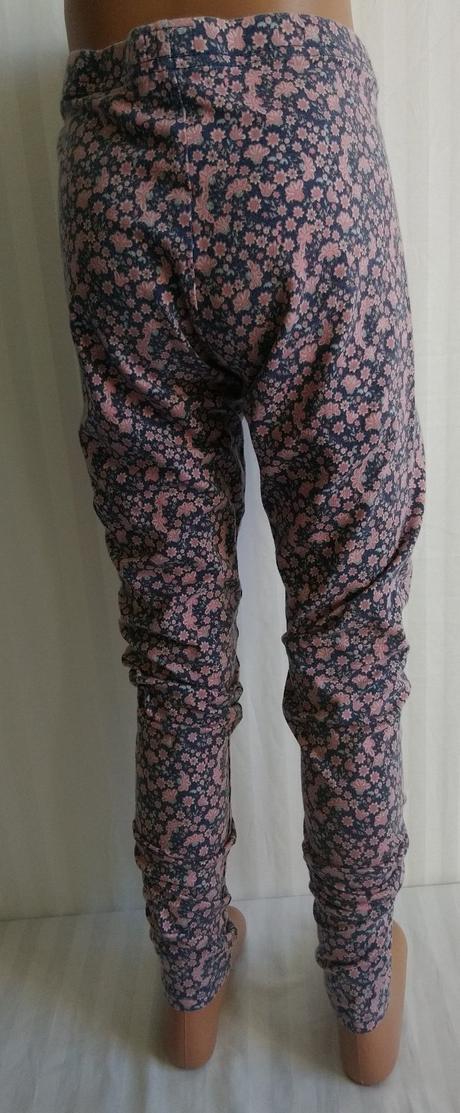 Dievčenské legíny s kvetinovým vzorom, f&f, f&f,158