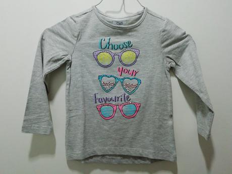 Tričko s obrázkom a flitrami, ovs,104