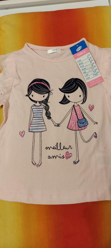 Tričko nové, pepco,116