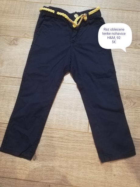 Raz oblecene tenke nohavice, 92, h&m,92