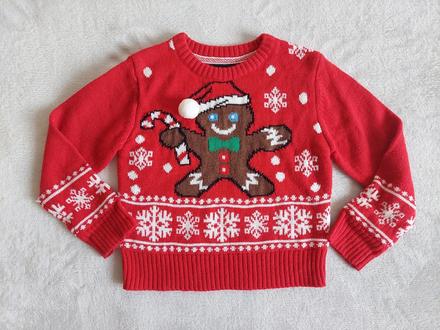 Vianočný sveter zn.pole nord veľ.104, 104