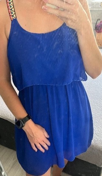 Šaty na ramienka, s