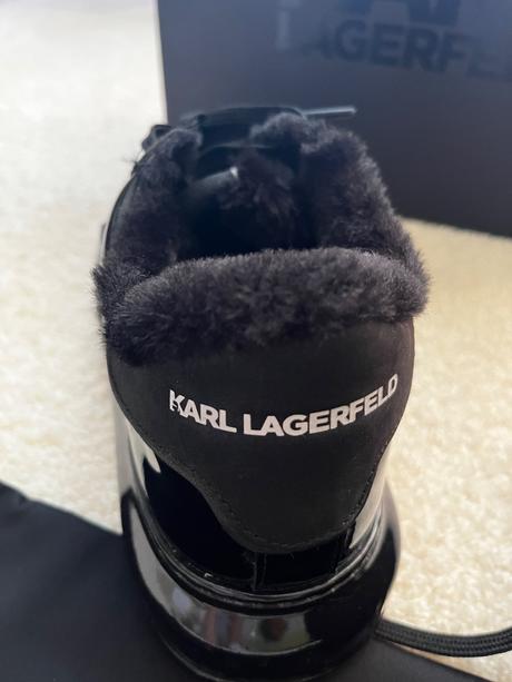 Tenisky karl lagerfeld s kozusinou, karl lagerfeld,39