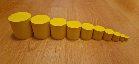 Montessori farebné valčeky bez úchytov, 