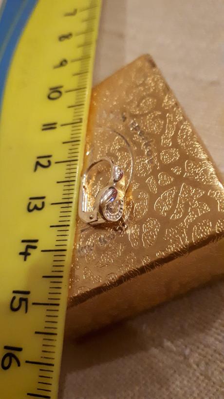 Zlaté náušnice 14 karatove punc 585,