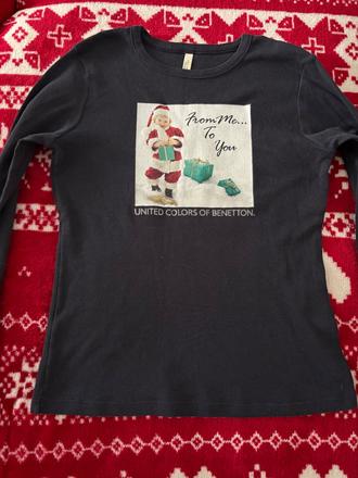 Benetton - vianocne tricko, benetton,140