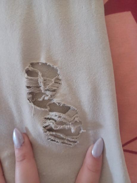 Dlhé roztrhané šaty, xl