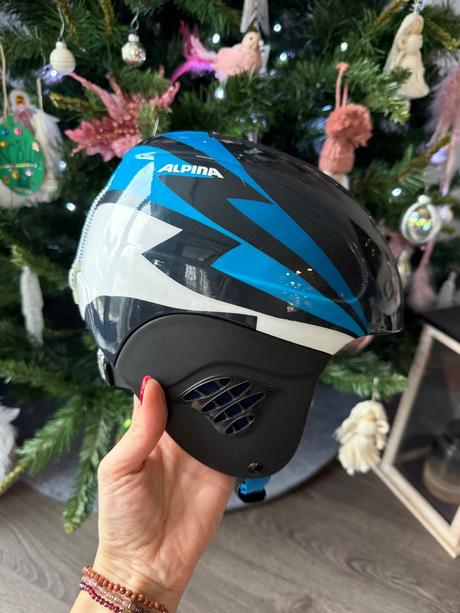 Detská lyžiarska prilba alpina, alpina sports,m