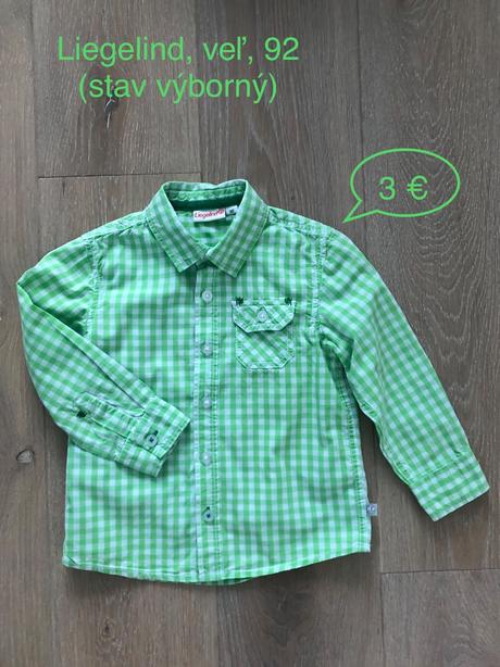 Vianočná košeľa liegelind veľ. 92, 92