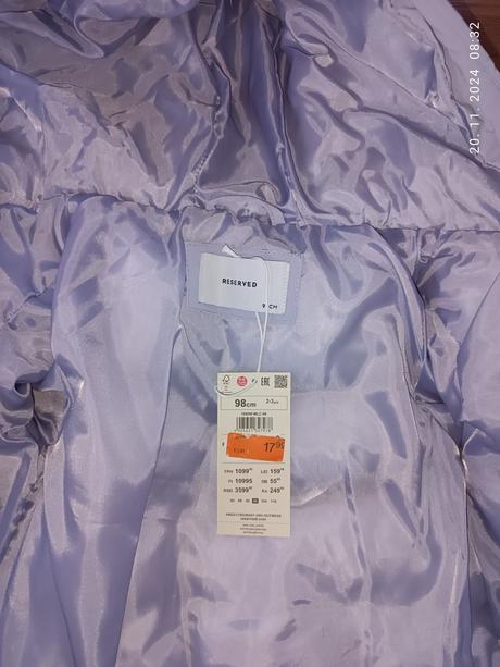 Zimná bunda reserved, reserved,98