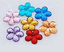Dekoračné kvietky 15mm veľké / 10farieb, 