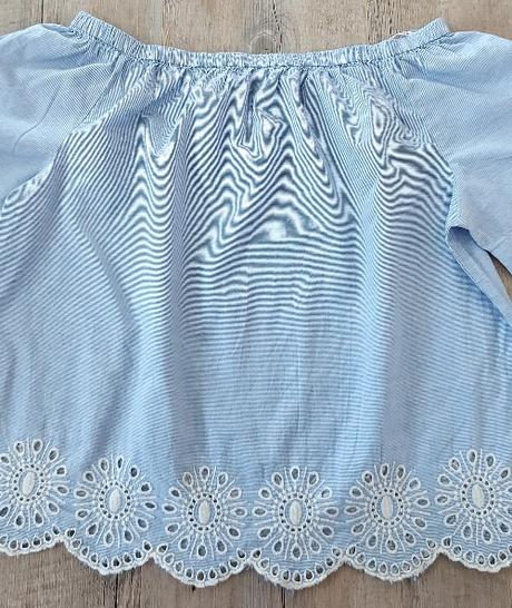 Pásikavý vyšívaný top, 38