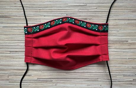 2 vrstvové bavlnené rúška s gumičkou, 