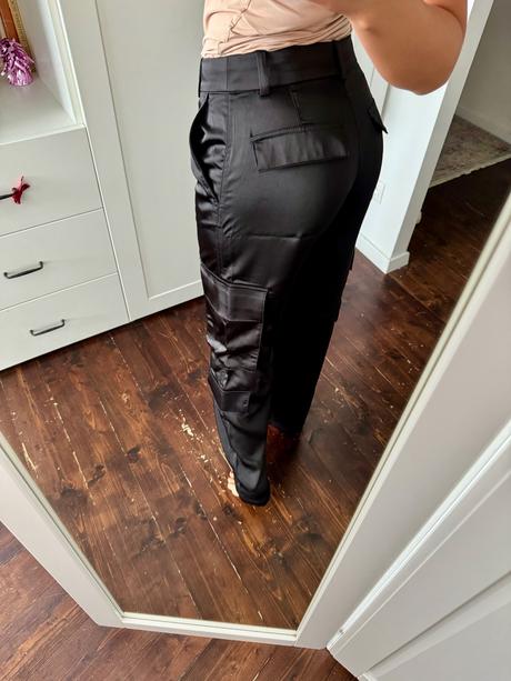 H&m satenove nohavice, h&m,s