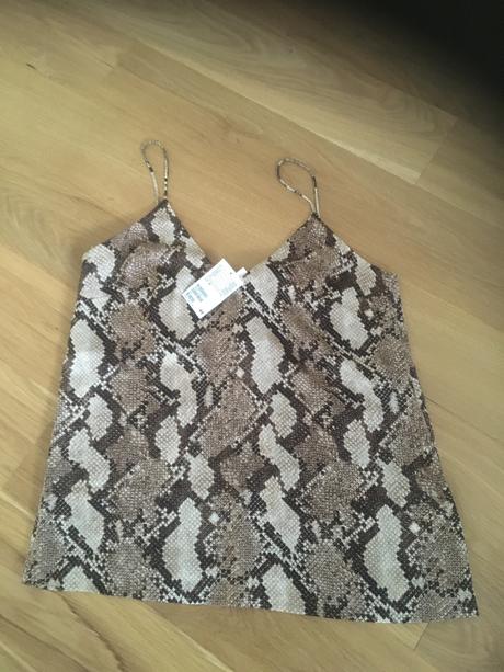 Top na ramienka, h&m,l