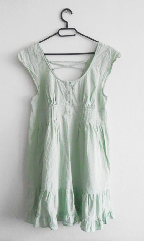 Bavlnené mätové šaty mavi veľ.l, l