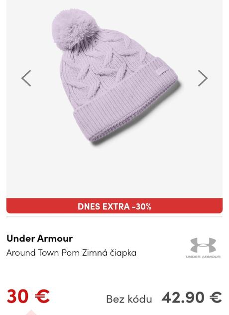 Nenosená under armour zimná čiapka, under armour