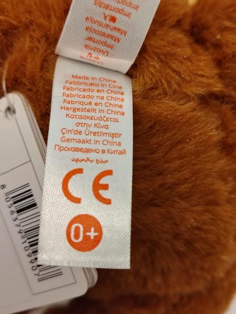 Luxusný macko trudi (bear teo) s visačkami, 0+,