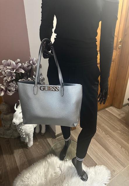 Strieborná kabelka 2v1 zn. guess originál, guess