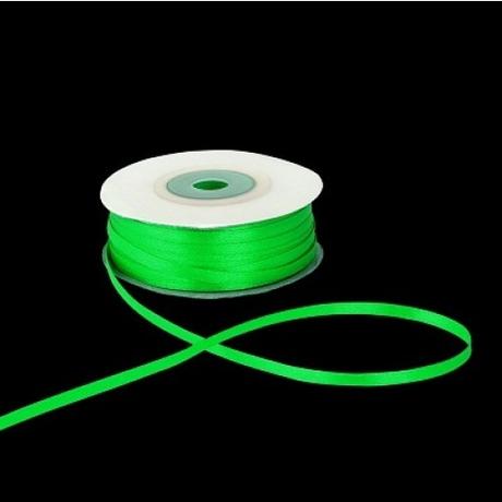 Saténová stuha 5 mm - zelená,
