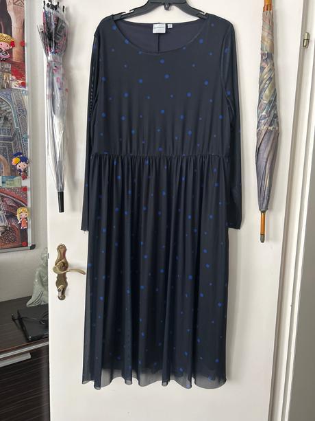 Šaty tmavomodré, 46