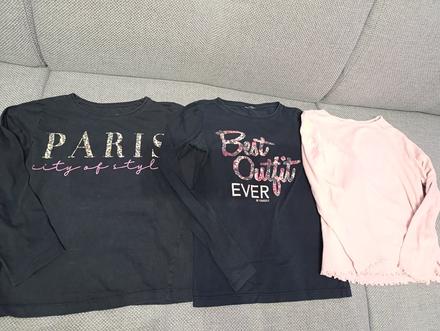 Tričká s dlhým rukávom 140, primark,140