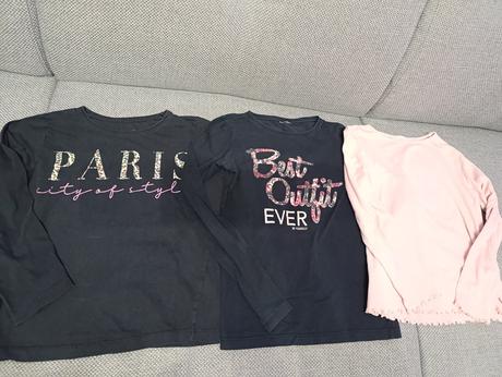 Tričká s dlhým rukávom 140, primark,140