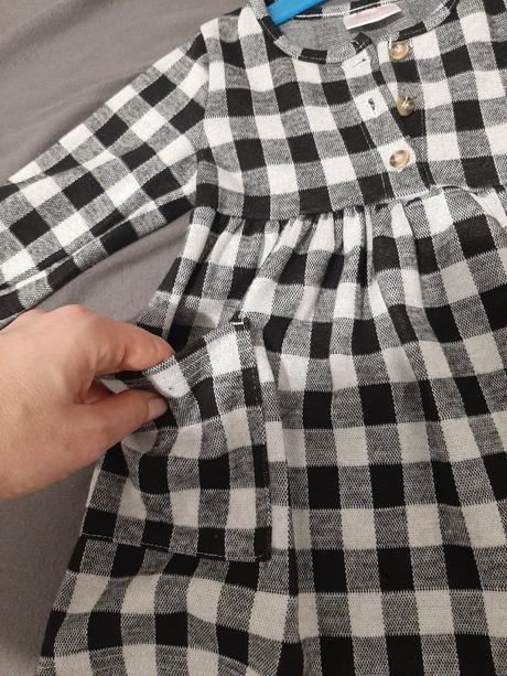 Kárované šaty, pepco,80