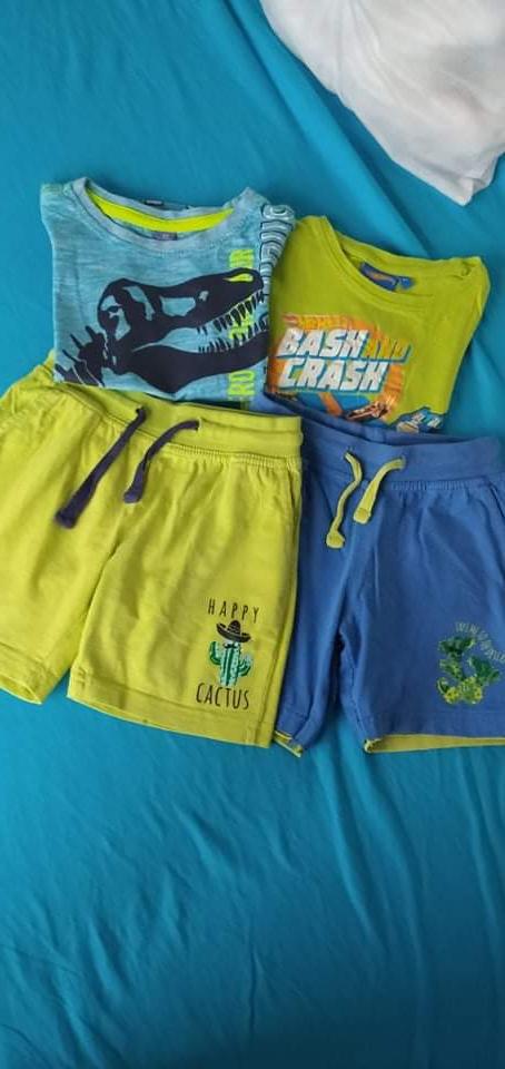 Tričká krátke 98 2x aj kraťasy, dopodopo,98