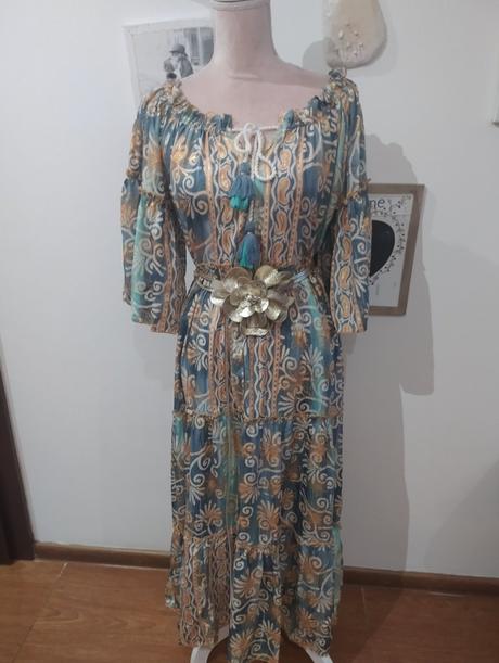 Letné boho šaty, l / m / s