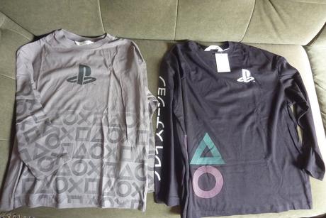2ks tričká s dlhým ruk,h&m, h&m,146