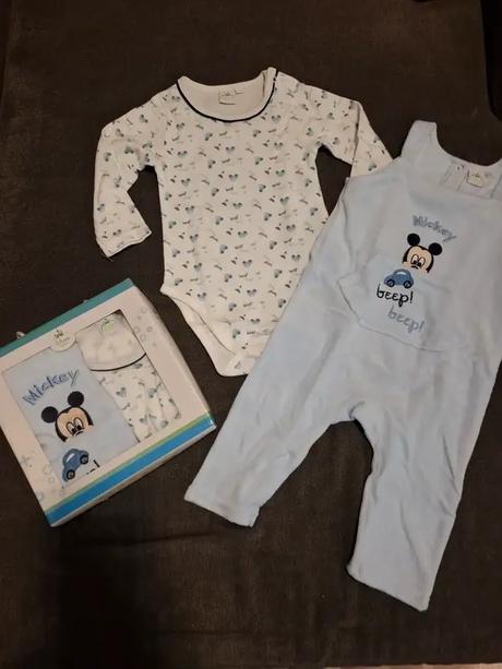 Suncity disney body a nohavice na traky, 80 / 86 / 92