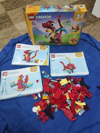 Lego creator 3v1 dráčik, 