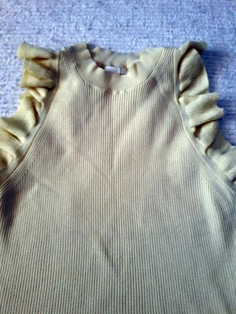 Žltý top h&m, h&m,m