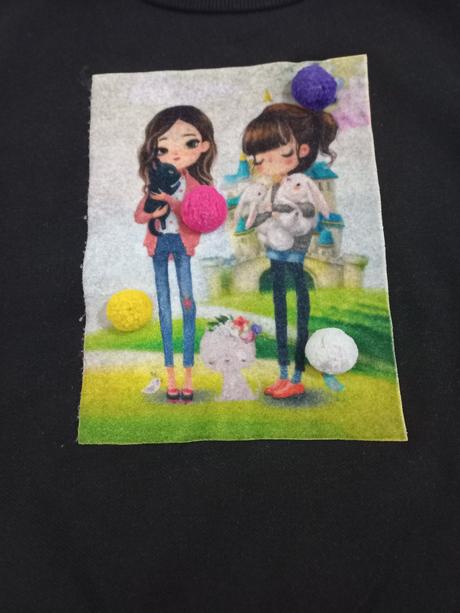 Mikina čierna 104/110, 104