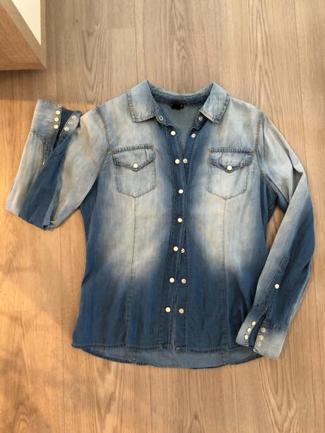 Košeľa rifľová veľkosť m, esmara,38