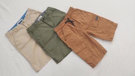 Šortky 116/122 - 3ks, h&m,122