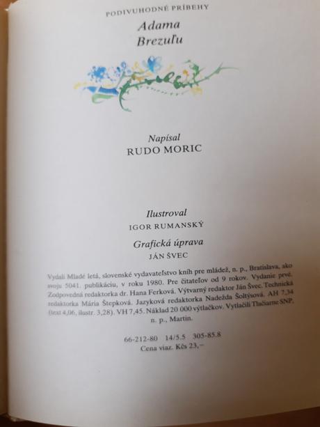 Moric podivuhodné príbehy adama brezulu,